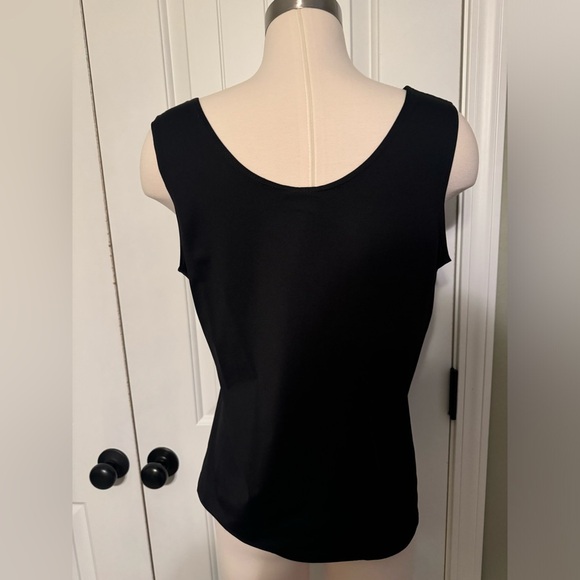Chicos size 2 / 12 micro fiber black tank- EUC - Picture 4 of 6
